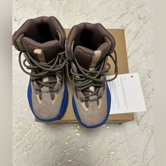 Adidas Yeezy Desert Boot Taupe and Blue - Picture 10 of 11